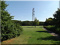 TL0652 : Electricity Pylon in Mowsbury Park by Geographer