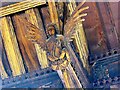 TF8208 : Swaffham Parish Church, Angel Roof Detail by David Dixon