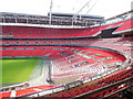 TQ1985 : West Stand - Wembley Stadium by Paul Gillett