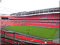 TQ1985 : Groundsmen at Wembley Stadium by Paul Gillett