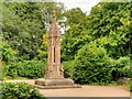 SD7441 : Turret from the Houses of Parliament in Clitheroe Castle Sculpture Garden by David Dixon