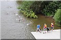 SO8540 : Swimmers at Upton Triathlon by Philip Halling