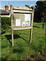 TM1664 : St.Mary of Grace Church Notice Board by Geographer