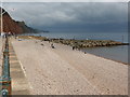 SY1287 : The beach at Sidmouth by Chris Allen