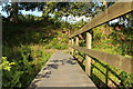 NS3705 : Footbridge over the Old Mill Lade by Billy McCrorie