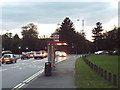 TQ1791 : Whitchurch Lane, Canons Park, at dusk by Malc McDonald