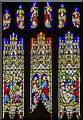 SK9239 : East window, Ss Peter & Paul church, Belton by Julian P Guffogg