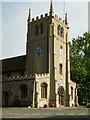 TL2985 : Church of St Thomas à Becket, Ramsey by Alan Murray-Rust