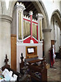 TM0766 : Organ of St.Andrew's Church by Geographer