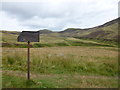 NT2164 : Old warning sign, Pentland Hills by Alan O'Dowd