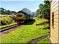 SD8021 : East Lancashire Railway: Diesel Train approaching Townsend Fold by David Dixon