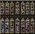 ST7564 : Detail of East Window, Bath Abbey by Julian P Guffogg