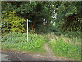 TL1206 : Public footpath near St Albans by Malc McDonald