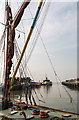 TR1067 : Thames Sailing Barge "Greta",  Whitstable, Kent by Christine Matthews