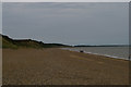 TM4767 : Beach below Minsmere Cliffs by Christopher Hilton