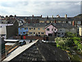 SN5881 : View from the back of Harry's Hotel, North Parade, Aberystwyth by Robin Stott