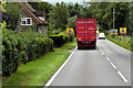 TL8673 : Southbound A134, Sevenhills Cottages by David Dixon