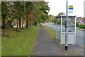 SK1309 : Bus shelter on Roman Way in Boley Park by Mat Fascione