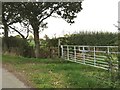 SJ8052 : Audley: footpath off Eardley End Road by Jonathan Hutchins