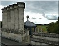 SP1412 : Lodge Park - Chimneys, roof and stair cupola by Rob Farrow