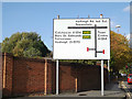 TM1444 : Roadsign on the B1075 Ranelagh Road by Geographer