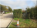 TQ2914 : Footpath at Clayton Wood Natural Burial Ground by Peter Holmes