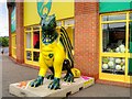 TG2307 : Dragon Outside the Canaries Shop by David Dixon