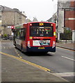 SO2800 : X24 bus in Pontypool town centre by Jaggery