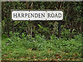 TL1311 : Harpenden Road sign by Geographer