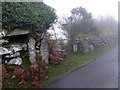 SX6973 : Stile and gate at the start of a footpath to Ponsworthy by David Smith