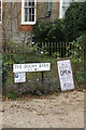 TM0533 : The Duchy Barn signs by Geographer