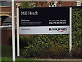 TM2446 : Mill Heath sign by Geographer