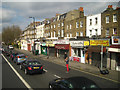 TQ3277 : Shops, Sunday lunchtime, Camberwell Road, London by Robin Stott