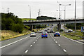 SE1826 : M606 Link Road Flyover over the M62 at Chain Bar Interchange by David Dixon