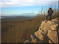 SD4972 : Summit rocks, Warton Crag by Karl and Ali