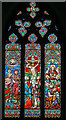 SK8043 : East window, St Mary's church, Staunton in The Vale by J.Hannan-Briggs