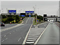 SE3126 : Exit Sliproad from M62 at Lofthouse Interchange by David Dixon