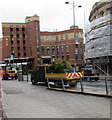 ST3088 : Potted shrubs in a council lorry, Queensway, Newport by Jaggery