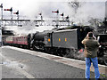 SD8010 : Flying Scotsman Pulls into Bolton Street Station by David Dixon