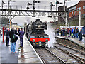 SD8010 : Flying Scotsman Test Running at Bury - January 2016 by David Dixon