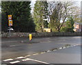 SJ7407 : Warning signs facing the A464 in the south of Shifnal by Jaggery