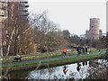 SE2933 : Canalside cyclists by Stephen Craven