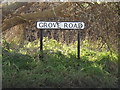 TL1413 : Grove Road sign by Geographer