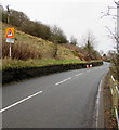 SO1501 : Warning sign - Pedestrians crossing road, A469, Brithdir by Jaggery