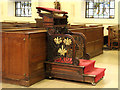 TQ2982 : St Pancras, Euston Road, NW1 - Lectern by John Salmon