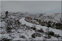  : Snowy Track at Lon Dornaich, East Sutherland by Andrew Tryon