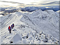 NN2166 : Na Gruagaichean from Binnein Mór by Mick Garratt