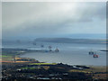 NH6169 : Oil rigs in the Cromarty Firth by John Allan