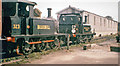 TQ4023 : Two of the pioneering Bluebell Railway locomotives at Sheffield Park, 1964 by Ben Brooksbank