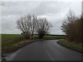 TM3067 : Entering Badingham on the A1120 Dennington Road by Geographer